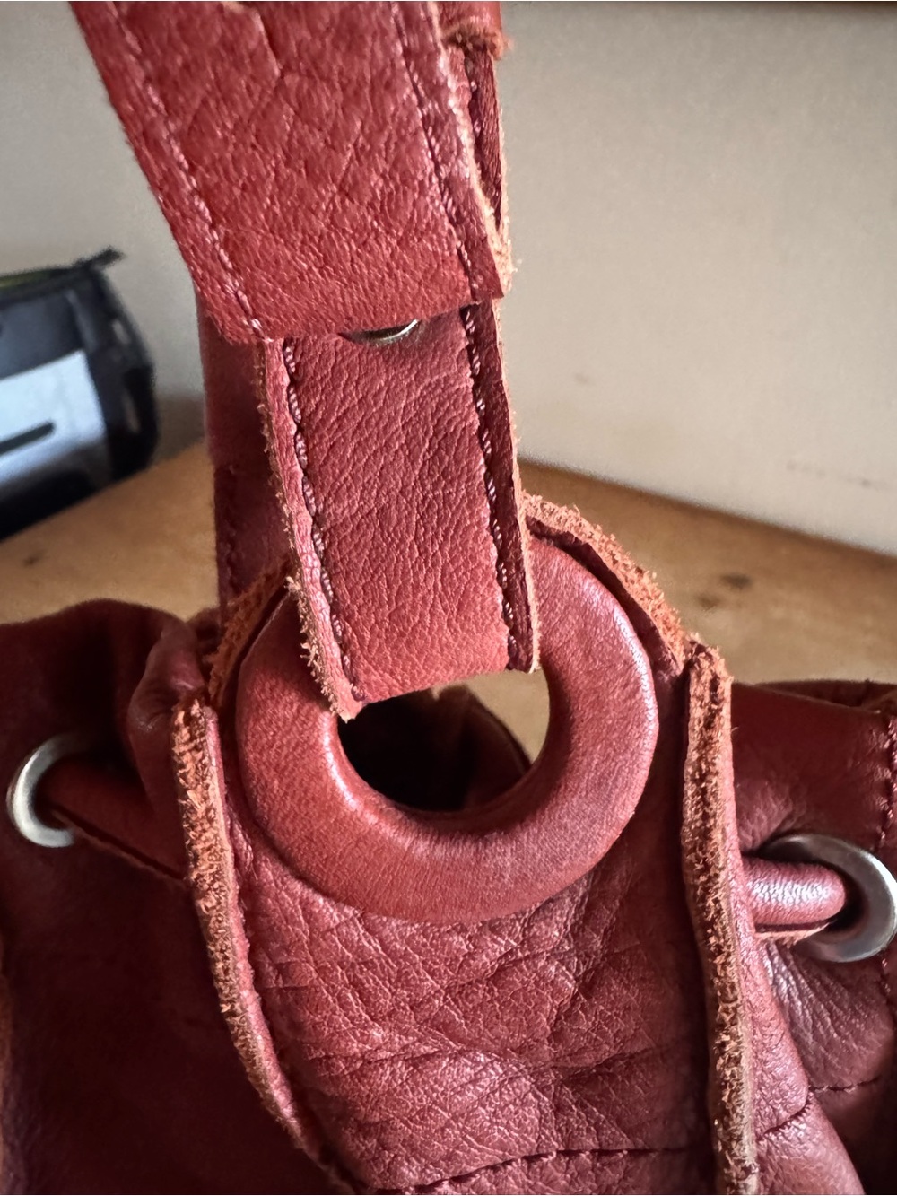 Kenneth Cole New York Vintage Drawstring Shoulder Bag - Picture 5 of 8